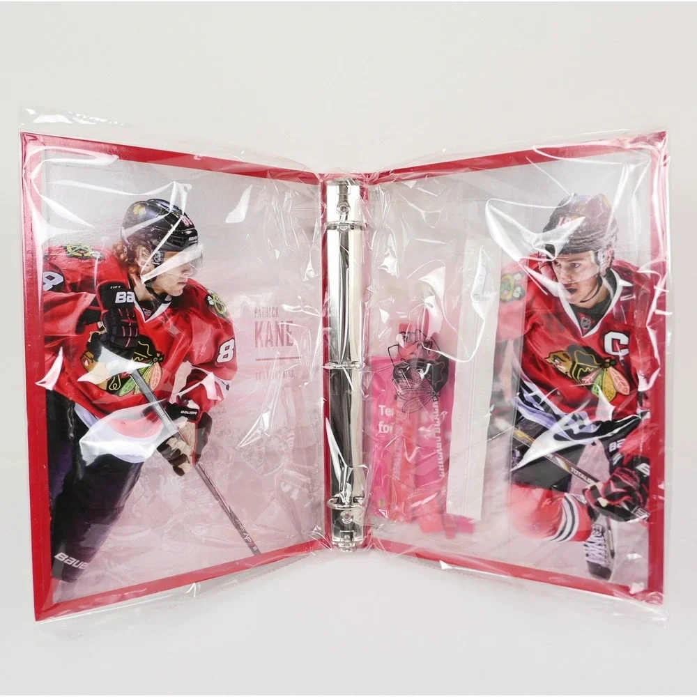 NEW Chicago Blackhawks 3 Ring Binder Folder Patrick Kane / Toews / Keith Edition